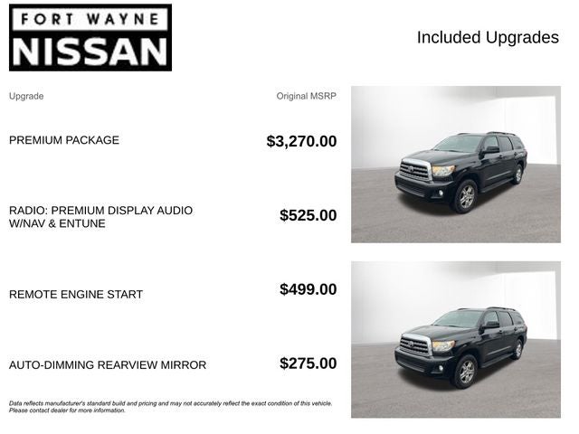 2017 Toyota Sequoia SR5 5.7L