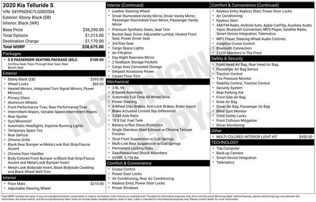 2020 Kia Telluride S