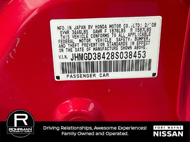 2008 Honda Fit Base