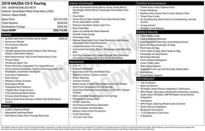 2018 Mazda Mazda CX-5 Touring