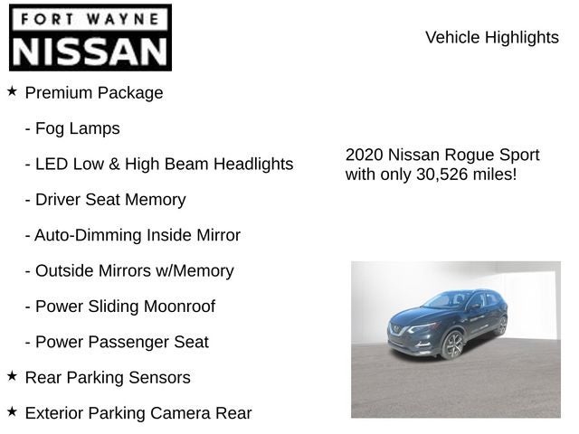 2020 Nissan Rogue Sport SL