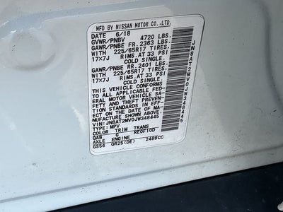 2018 Nissan Rogue SV