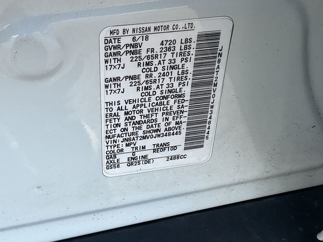 2018 Nissan Rogue SV