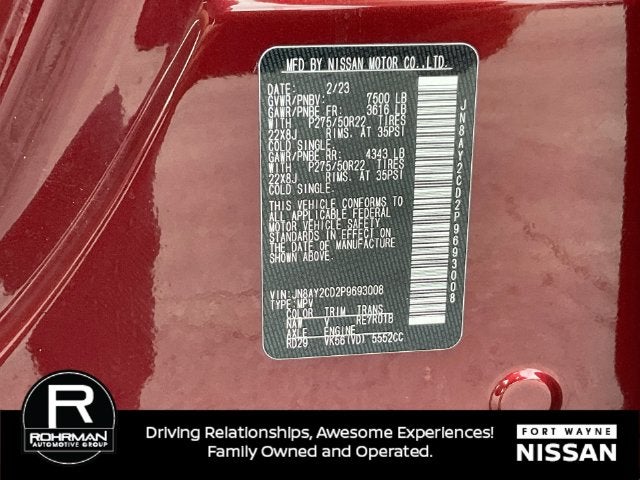 2023 Nissan Armada Platinum