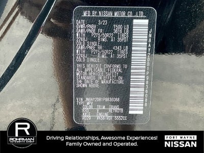 2023 Nissan Armada Platinum