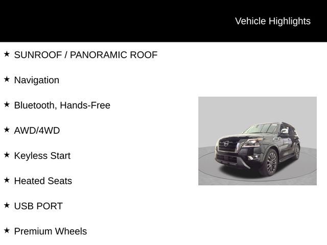 2023 Nissan Armada Platinum