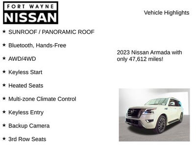 2023 Nissan Armada Platinum