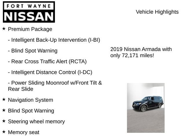 2019 Nissan Armada SL
