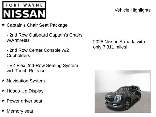 2025 Nissan Armada SL