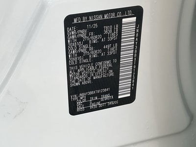 2026 Nissan Armada SL