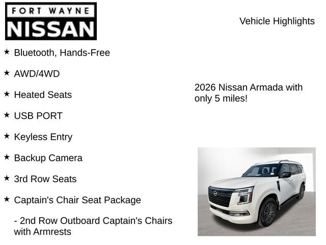 2026 Nissan Armada SL