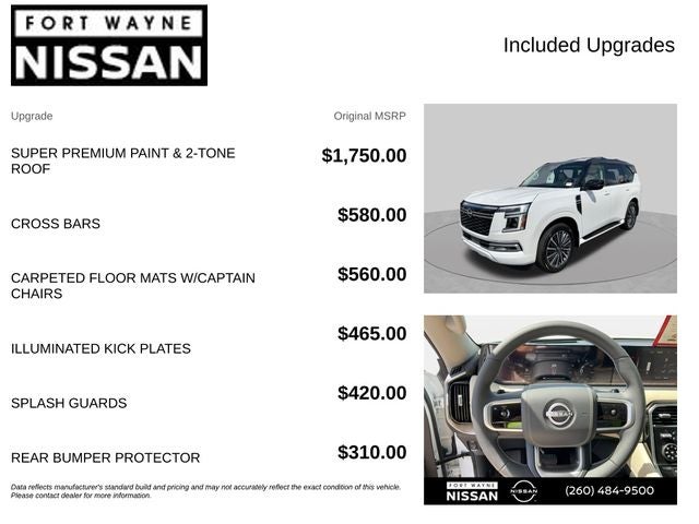 2026 Nissan Armada Platinum Reserve