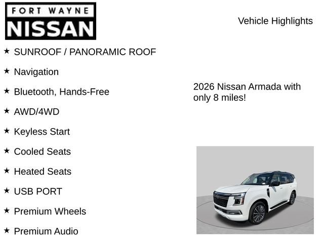 2026 Nissan Armada Platinum Reserve