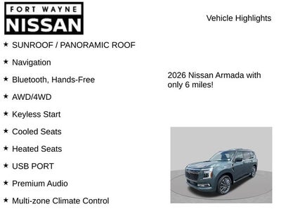 2026 Nissan Armada Platinum Reserve