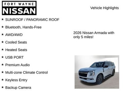 2026 Nissan Armada Platinum Reserve