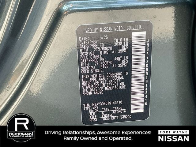 2026 Nissan Armada PRO-4X