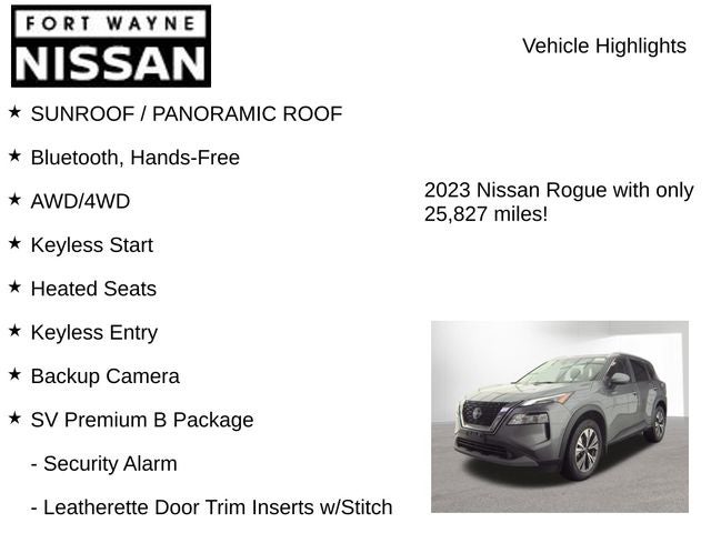 2023 Nissan Rogue SV