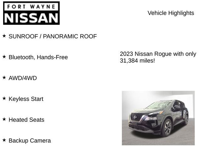 2023 Nissan Rogue SV