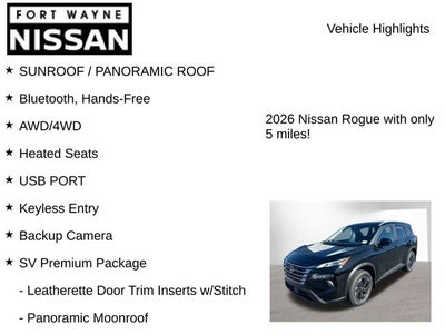 2026 Nissan Rogue SV