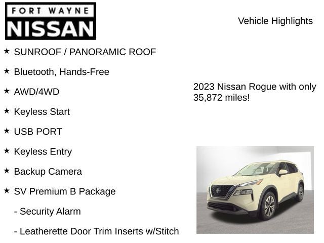 2023 Nissan Rogue SV