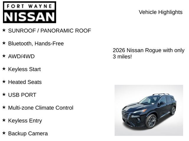 2026 Nissan Rogue Platinum