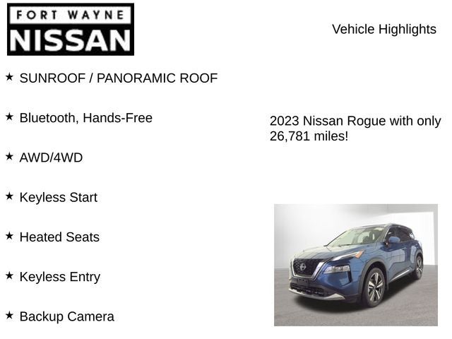 2023 Nissan Rogue Platinum