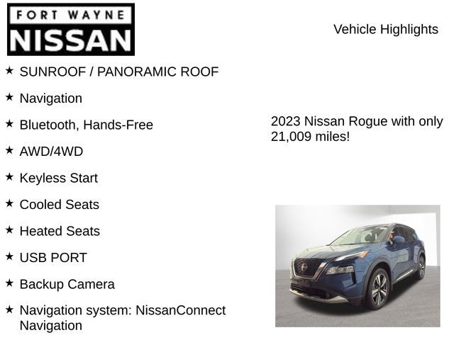 2023 Nissan Rogue Platinum