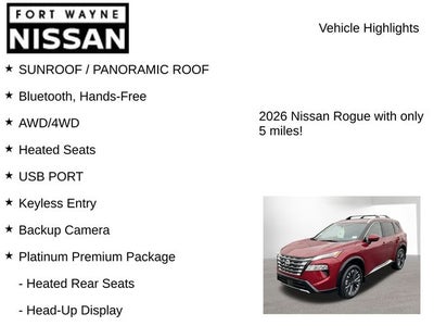 2026 Nissan Rogue Platinum