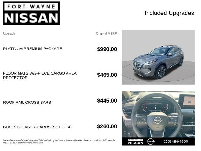 2026 Nissan Rogue Platinum