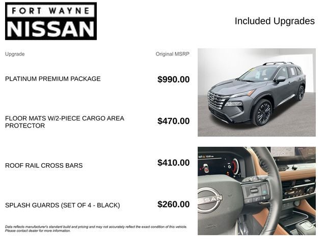 2025 Nissan Rogue Platinum