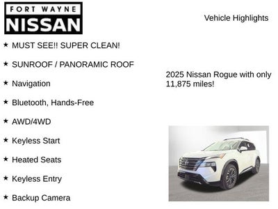 2025 Nissan Rogue Platinum