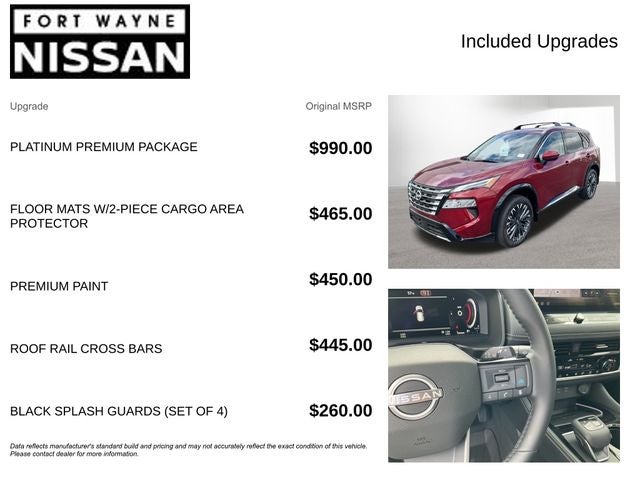 2026 Nissan Rogue Platinum