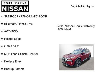 2026 Nissan Rogue Platinum