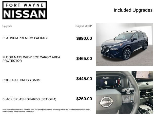 2026 Nissan Rogue Platinum