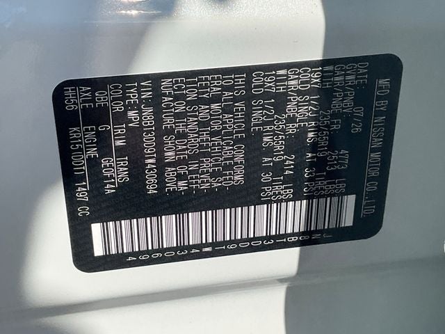 2026 Nissan Rogue Platinum