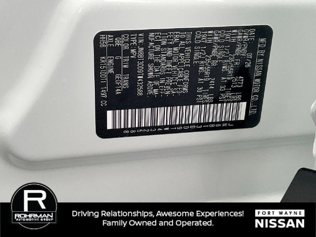 2026 Nissan Rogue Platinum