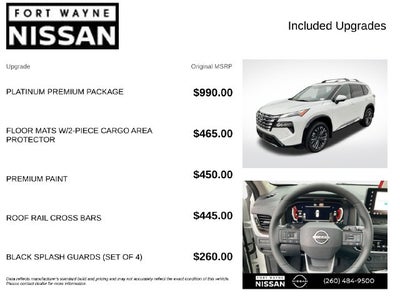 2026 Nissan Rogue Platinum