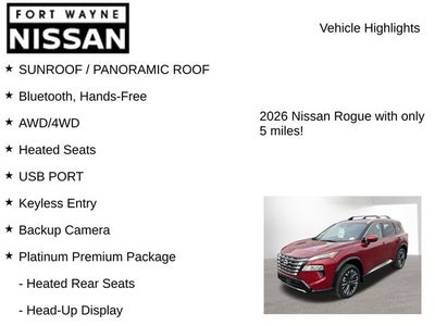 2026 Nissan Rogue Platinum