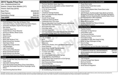 2015 Toyota Prius Four
