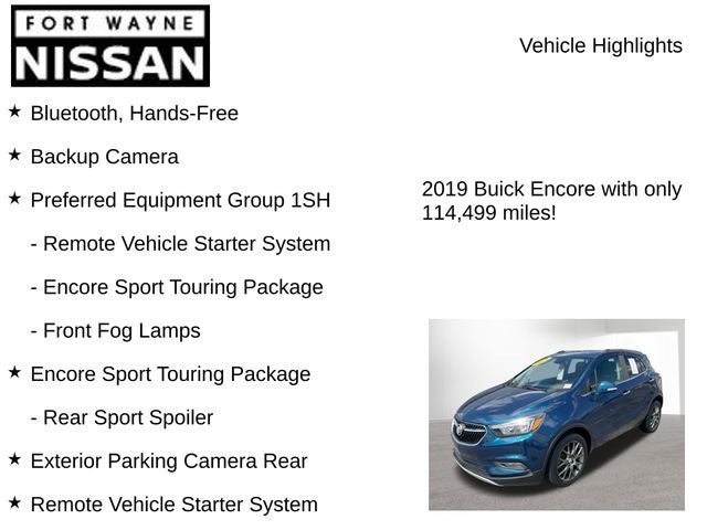2019 Buick Encore Sport Touring