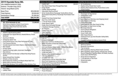 2019 Hyundai Kona SEL