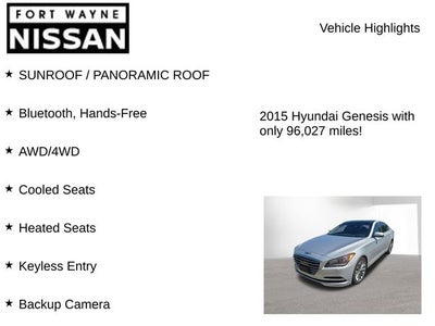 2015 Hyundai Genesis 3.8