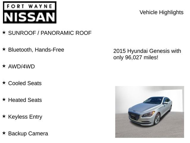 2015 Hyundai Genesis 3.8