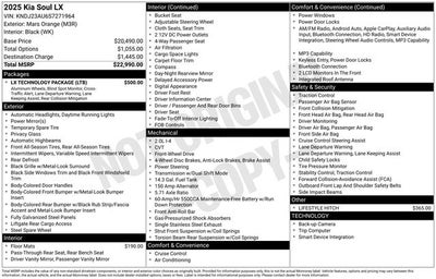 2025 Kia Soul LX