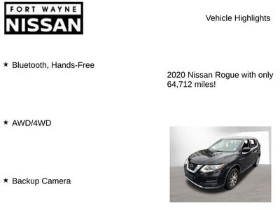 2020 Nissan Rogue S