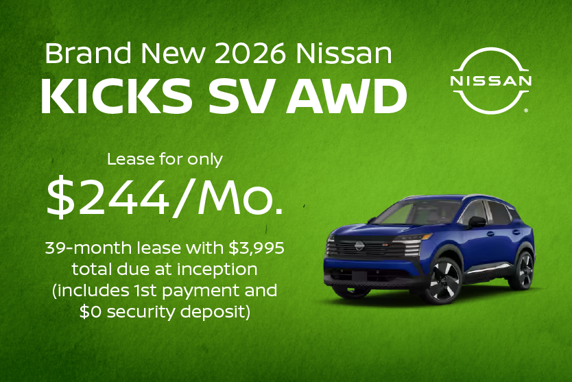 Brand New 2026 Nissan KICKS SV AWD