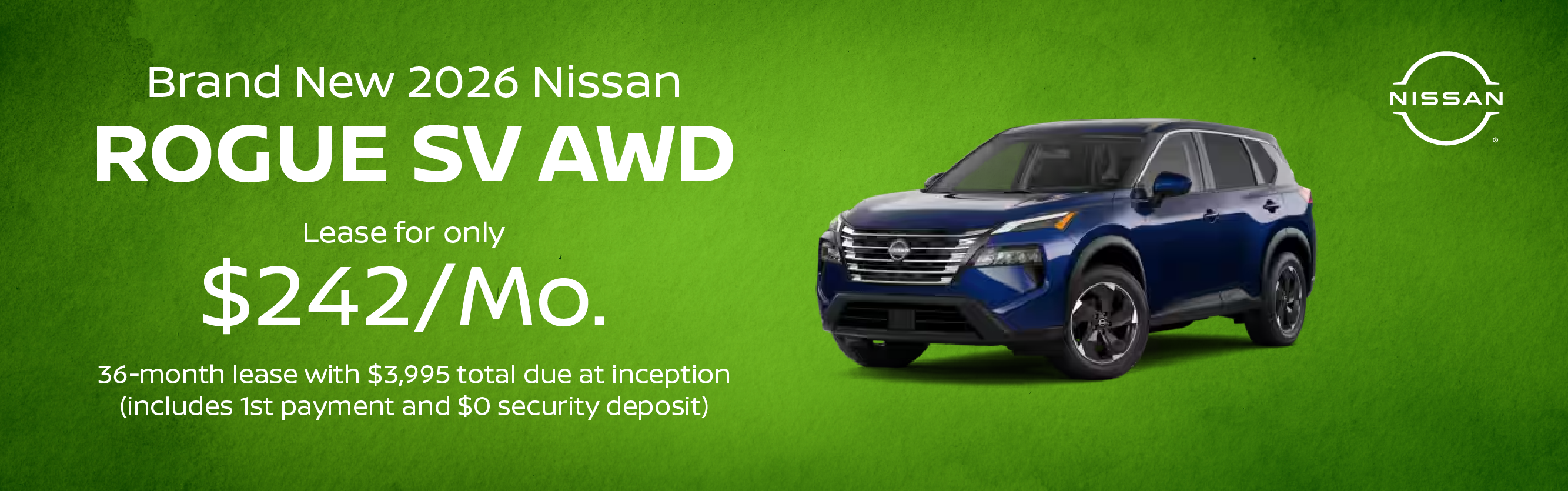 Brand New 2026 Nissan ROGUE SV AWD
