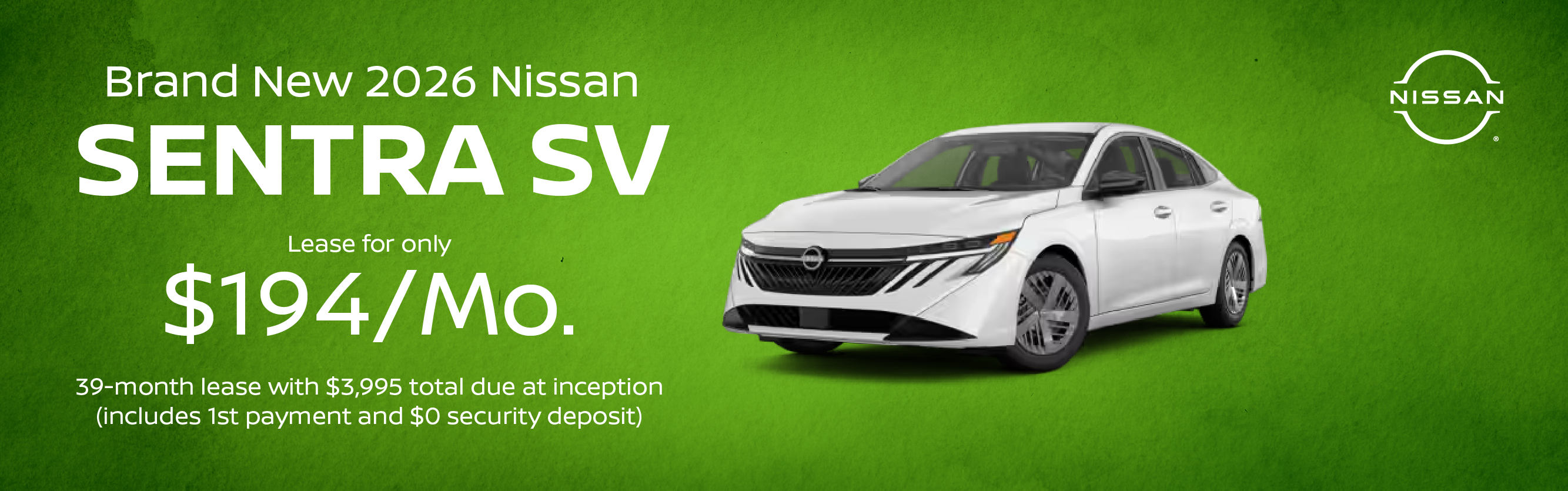 Brand New 2026 Nissan SENTRA SV