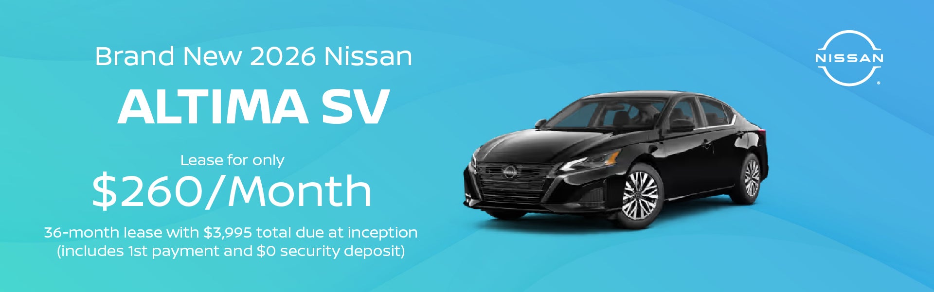 Brand New 2026 Nissan ALTIMA SV