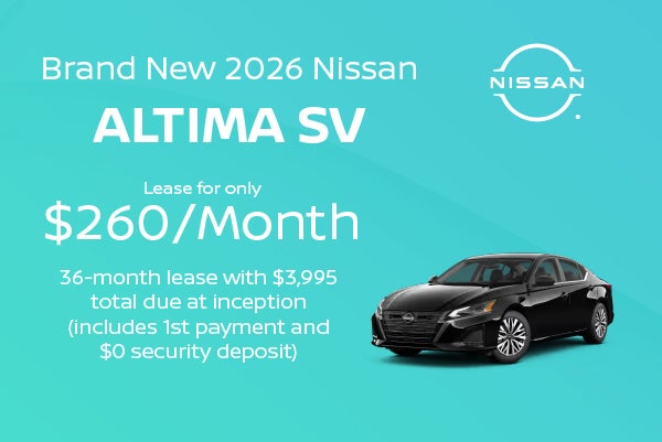 Brand New 2026 Nissan ALTIMA SV